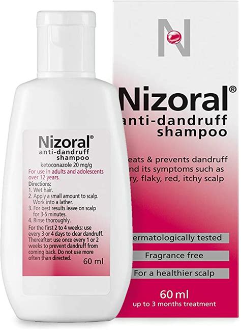 Nizoral Anti Dandruff Shampoo Perfect For Dry Flaky And Itchy Scalp 60 Ml Buy Online At Best