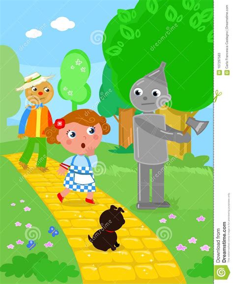 The Wonderful Wizard Of Oz 03 The Tin Man Stock Vector Illustration
