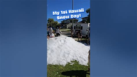 🌨 Snow In Hawaii My 1st Snow Day More Of My 1st Snow Day Coming Soon