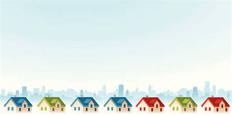 Best Housing Development Illustrations Royalty Free Vector Graphics