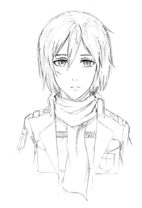 Mikasa Drawing Tutorial Learn How To Draw Young Mikasa Ackerman From