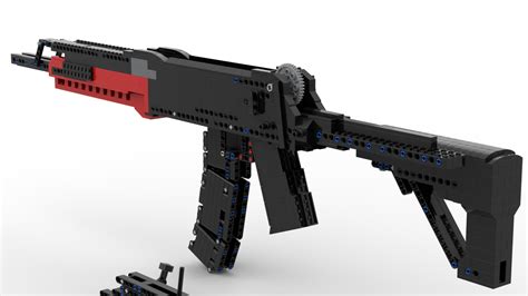 Lego Custom Instructions Full Auto Rubber Band Assault Rifle