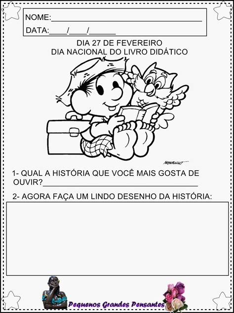 Como a contribuição é tão importante para o universo literário dos mais pequenos, a data do seu nascimento foi escolhida para ser o dia internacional do livro infantil. Pequenos Grandes Pensantes.: Dia Nacional do Livro ...