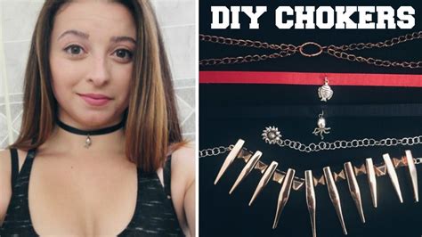 Easy And Quick Diy Chokers Youtube