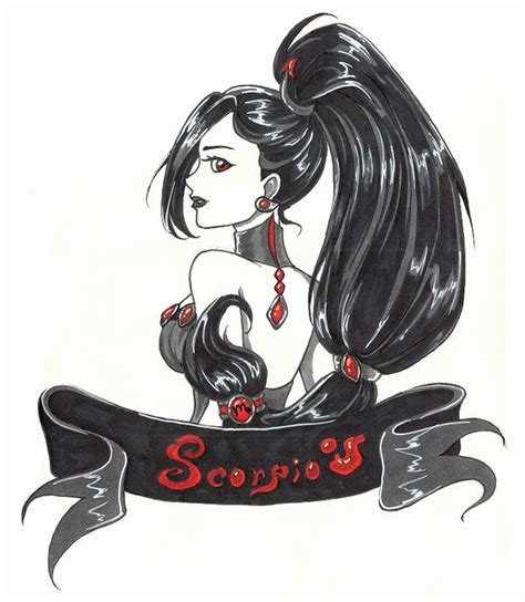 Scorpio By Salenta Zodiac Scorpio Art Scorpio Art Anime Zodiac