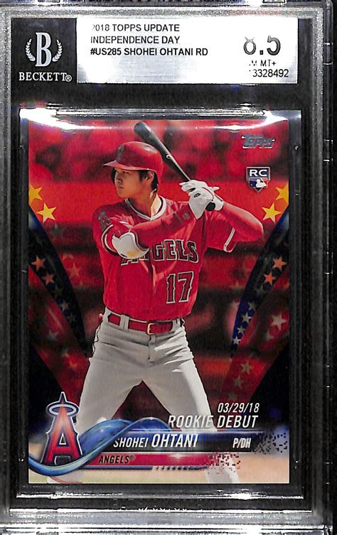 Lot Detail 2018 Topps Update Independence Day Shohei Ohtani Rookie