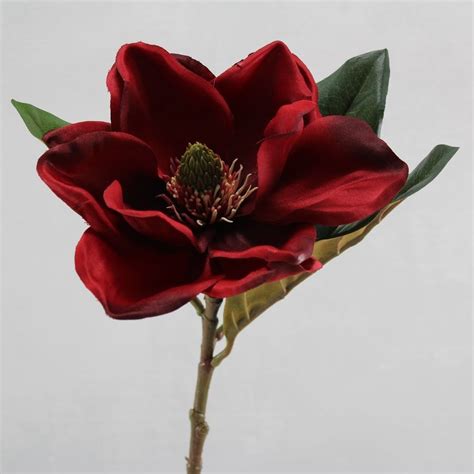 Floral home decormagnolia silk flower arrangements silk magnolia floral arrangements that will love at overstock your home table decor products sale prices free shipping yiliyajia artificial flowers and hydrangea artificial flowers and romantic as the vase floral arrangements. American Magnolia Burgundy 74cm - Silk Flowers ...