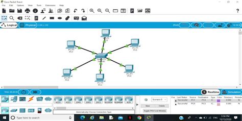 Implementing Star Topology Using Cisco Packet Tracer GeeksforGeeks