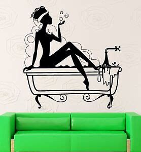 Hot Sexy Girl Vinyl Decal Bathroom Woman Wash Bath Wall Stickers Ig Ebay