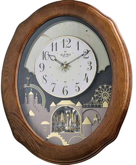 Joyful Timecracker Oak 4mh419wu06 Rhythm Springfield Clock Shop