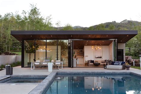 This Can Do Pool House Cleverly Goes From Private To Party Mode