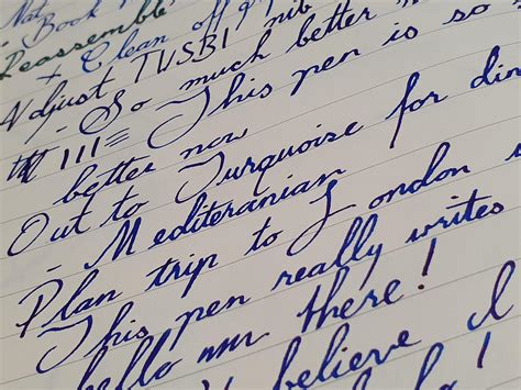 My handwriting after a month of practising cursive. How am I doing