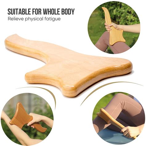Anti Cellulite Wood Massage Tool Guasha Body Massager Wooden Therapy Massage Tools Manufacturers