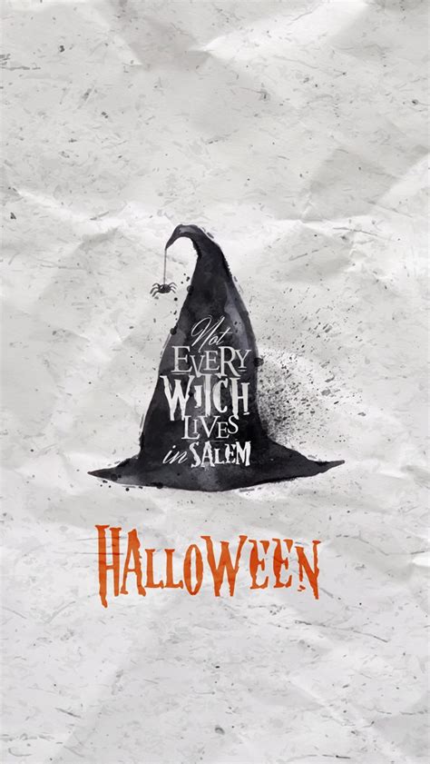 Halloween Witch Hat Iphone Wallpapers Free Download