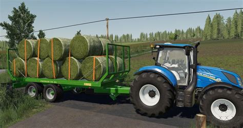 Fs19 Pronar To 24 V 119 Bale Transport Mod Für Farming Simulator 19
