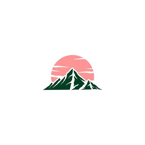 Mountain Logo Design Mountain View Logo 19806178 Vector Art At Vecteezy