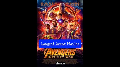 10 Longest Movies Of All Time Youtube