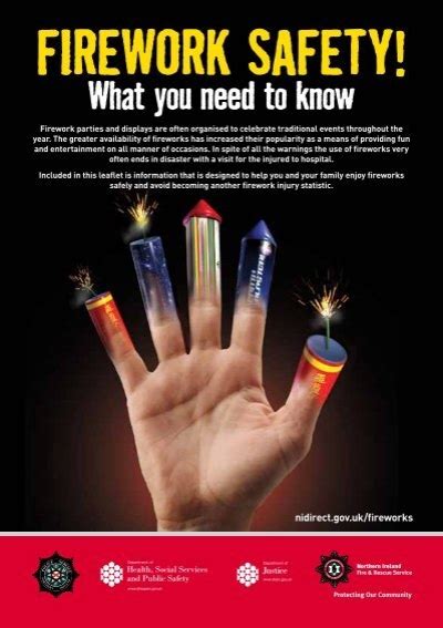 Firework Safety Northern Ireland Fire And Rescue Service