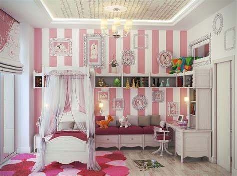 The choices are about color, size, angle, storage, and many more. Girls Room Paint Ideas with Feminine Touch - Amaza Design