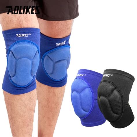 AOLIKES Thickening Football Volleyball Extreme Sports Knee Pads Brace