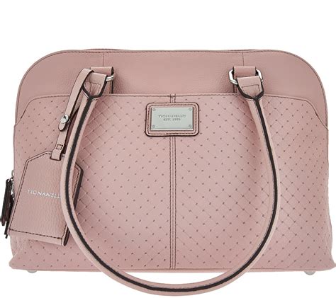 Tignanello Pebble Leather Rfid Crossbody And Belt Bag On Qvc