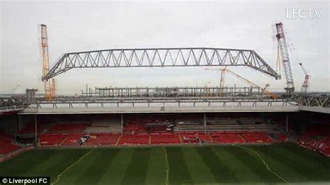 Liverpool Making Progress On New Main Stand As Time Lapse Video Reveals