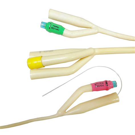 Wholesale All Silicone Latex Foley Catheter 2way 3 Way 16 Fr 20 Fr