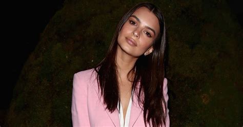 Emily Ratajkowski Flashes Enviable Abs And Her Peachy Bum In A Black