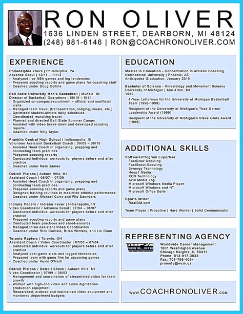 40 Football Coaching Resume Examples That You Can Imitate