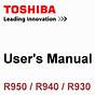 Toshiba Laptop User Manual