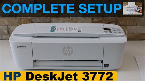 Hp Deskjet 3772 Complete Setup Unboxing Install Setup Ink Copy