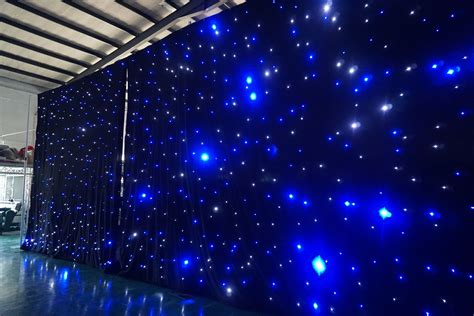 Rgbandled Star Curtain Stage Backdrop Light For Event