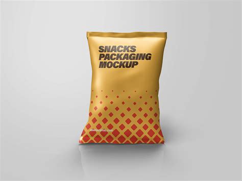 Snacks Packaging Pouch Mockup Free Resource Boy