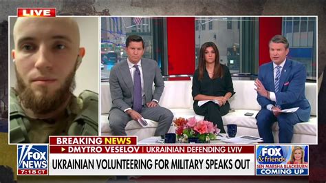 Ukrainian Volunteering For Military Speaks Out Fox News Video
