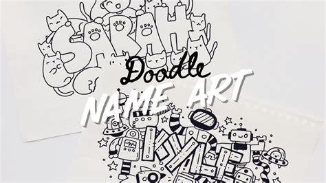Easy Doodle Art Designs With Names