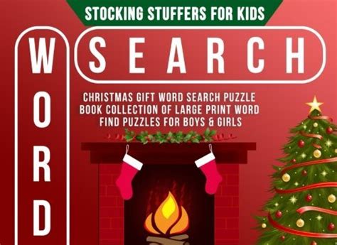 Stocking Stuffers For Kids Christmas T Word Search Puzzle Book