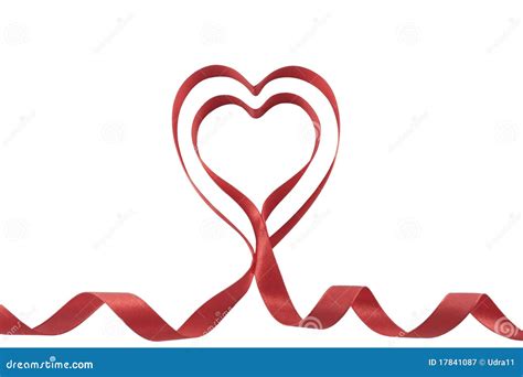 Valentines Ribbon Hearts Stock Image Image Of Celebration 17841087