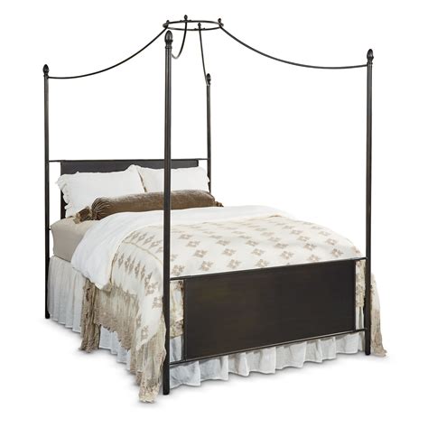 Metal canopy bed frames are the most attractive and evocative beds in our collection. King Manor Straight Back Iron Canopy Bed | American ...