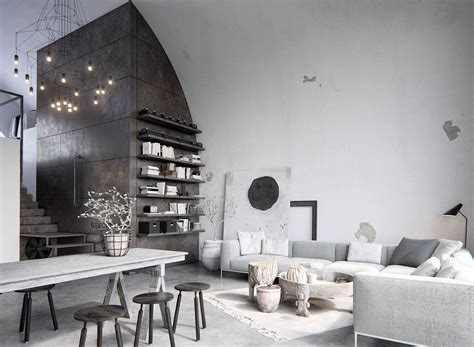 Two Examples Of Industrial Modern Rustic Interior Design