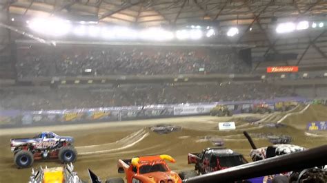 Monster Jam Tacoma Dome Rock The Dome Jan 2014 Part 2 Youtube