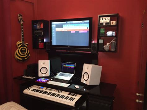 My bedroom studio | Music bedroom, Home studio music, Home studio setup