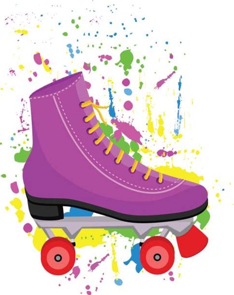 Best Roller Skating Party Illustrations Royalty Free Vector Graphics