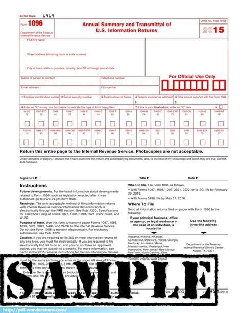 Printable 1096 Form 2021 Customize And Print