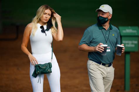 Masters 2020 Dustin Johnsons Fiancee Paulina Gretzky Stuns Again In Figure Hugging Outfit