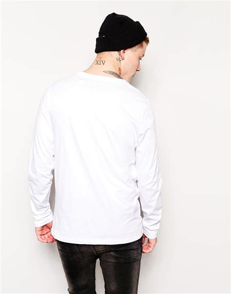 Lyst Asos Long Sleeve T Shirt With Sex Pistols Flag Print In Skater