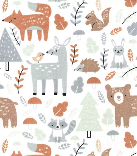 Woodland All Over Nursery Cotton Fabric Joann Nursery Kids