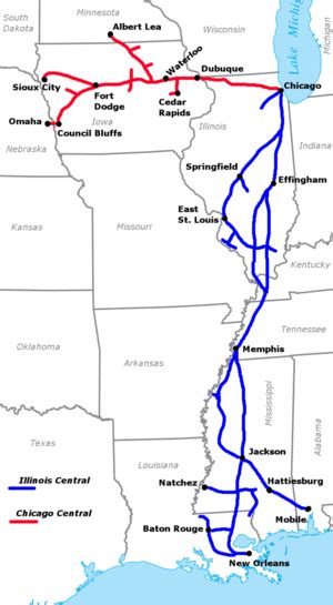Illinois Central Railroad Wikipedia The Free Encyclopedia