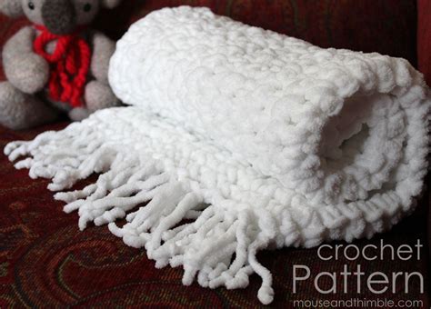 Bulky Baby Blanket Security Lovey Pattern Quick Easy