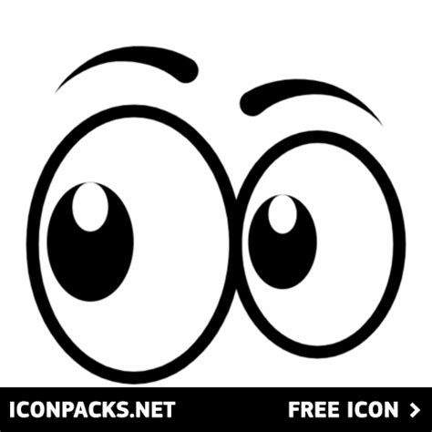 Free Cute Cartoon Eyes Looking Left Svg Png Icon Symbol Download Image