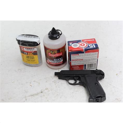 Walthers Airsoft Pistol Daisy Copperhead Bbs Crosman Co Cartridges My